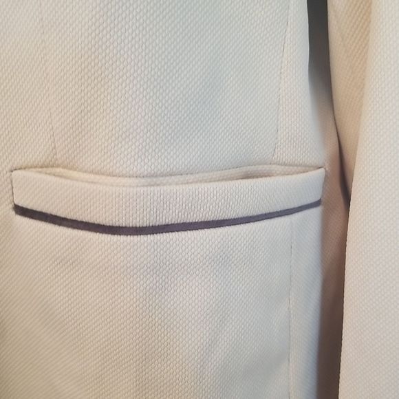 David.Ann Fashion Butter Cup Textured One Button Blazer NWOT Sz. Large - Picture 5 of 14